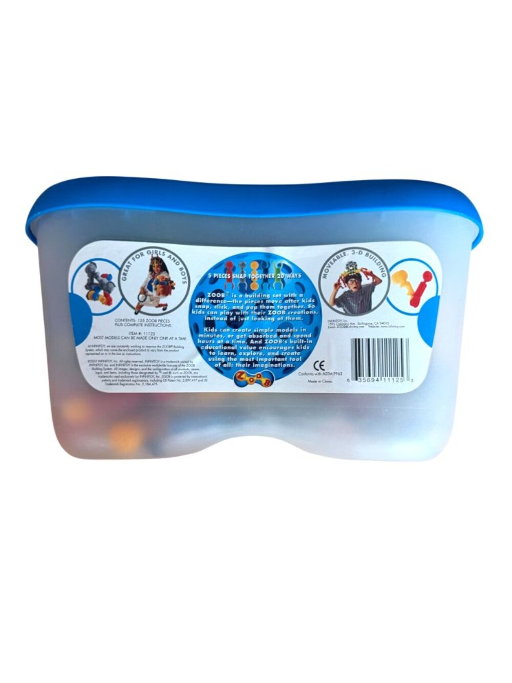 Zoob Snap Together Modeling Kit 100+ Pieces Creative 3D Building Creative Play - Picture 3 of 6